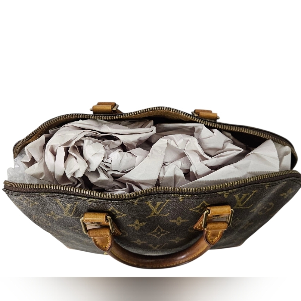 Louis Vuitton Alma PM Handbag in Monogram Canvas and Leather in Brown - Picture 11 of 15
